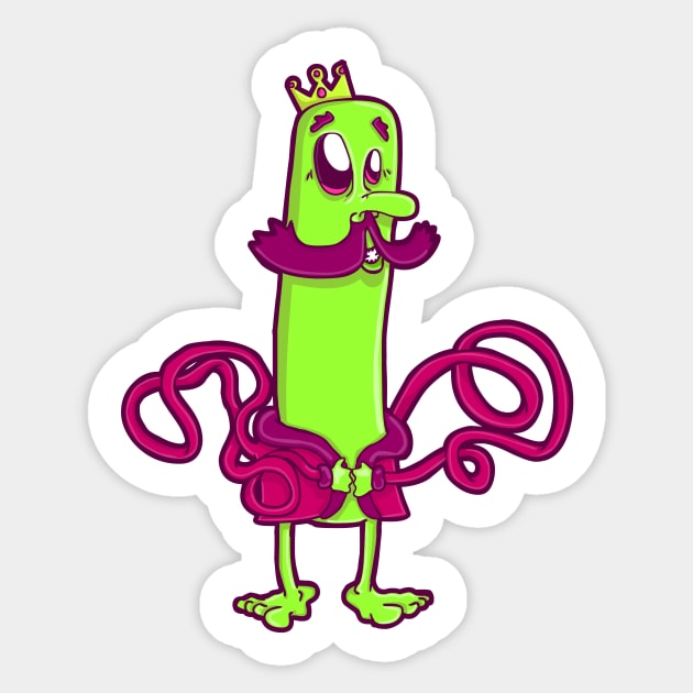 king Wiggle Wob Sticker by HaddyTheCreator